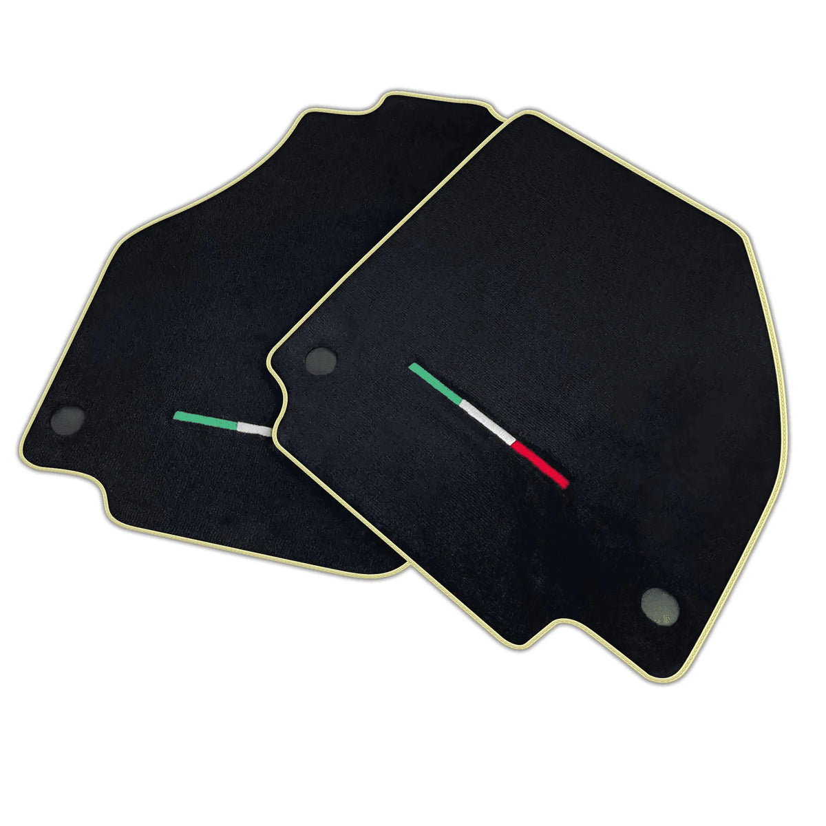 Black Floor Mats for Ferrari 488 GTB (2016-2022) | Various Trim Colors