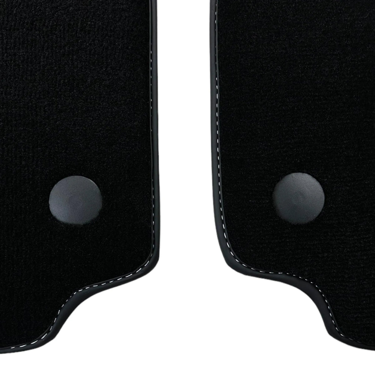 Black Floor Mats for Ferrari 488 Spider (2016-2022) with Cuoio Nappa Leather - AutoWin