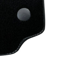 Black Floor Mats for Ferrari 488 Spider (2016-2022) with Cuoio Nappa Leather - AutoWin
