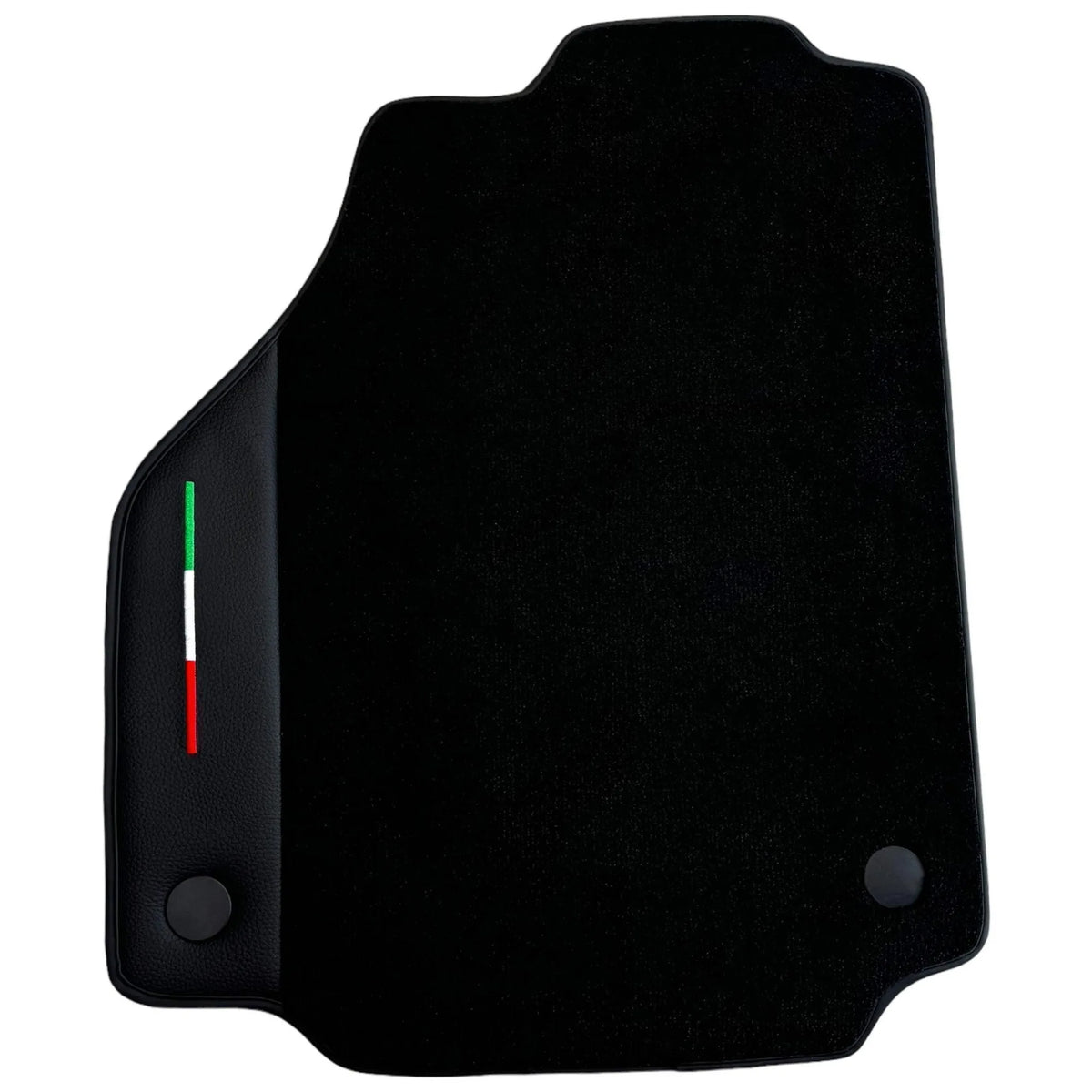 Black Floor Mats for Ferrari 488 Spider (2016-2022) with Leather