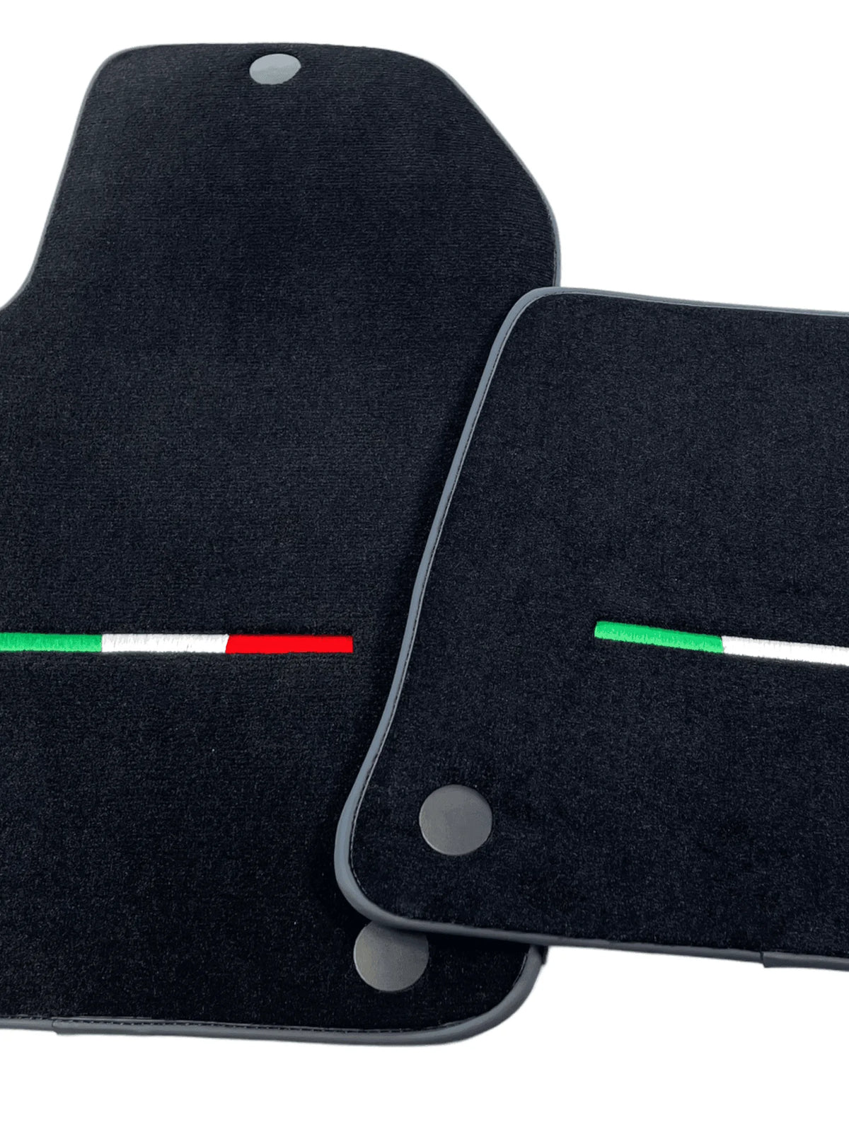 Black Floor Mats For Ferrari 612 Scaglietti 2005-2011 Italian Edition - AutoWin