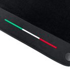 Black Floor Mats For Ferrari California T 2015–2018 with Black Alcantara - AutoWin