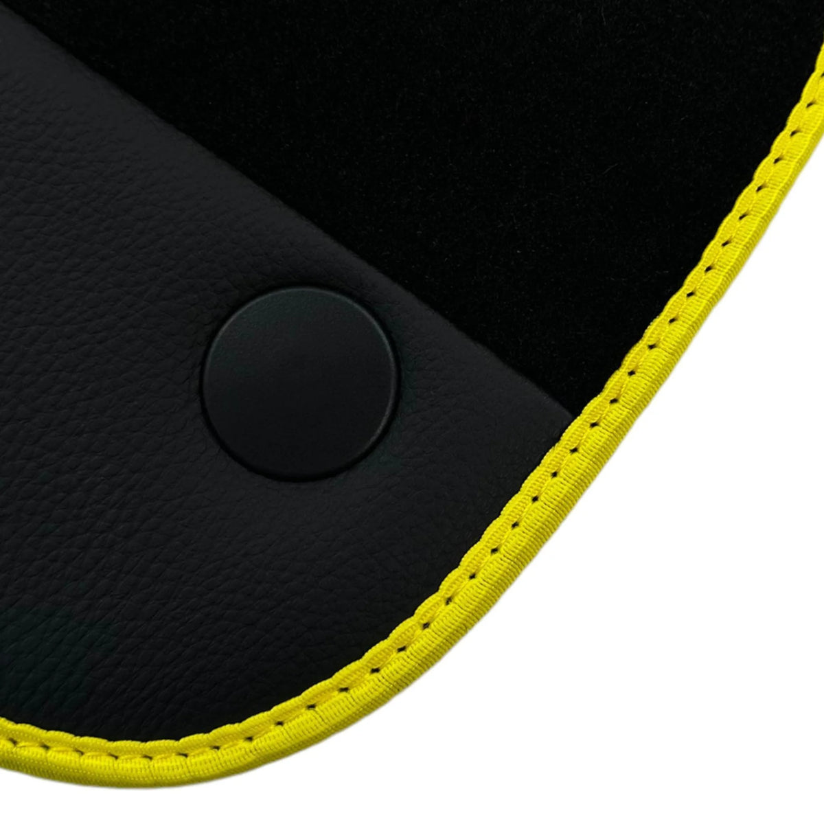 Black Floor Mats for Ferrari F12 Berlinetta (2012-2022) with Leather