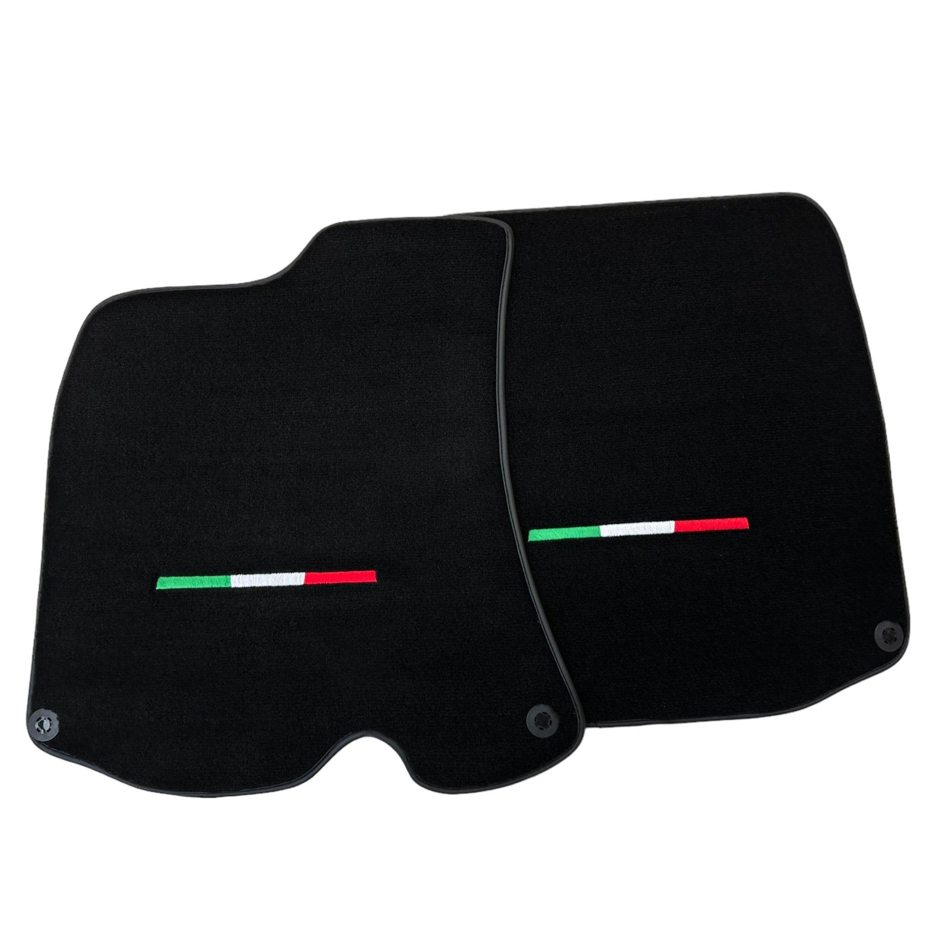 Black Floor Mats For Ferrari Portofino (2018-2023) Italian Edition - AutoWin