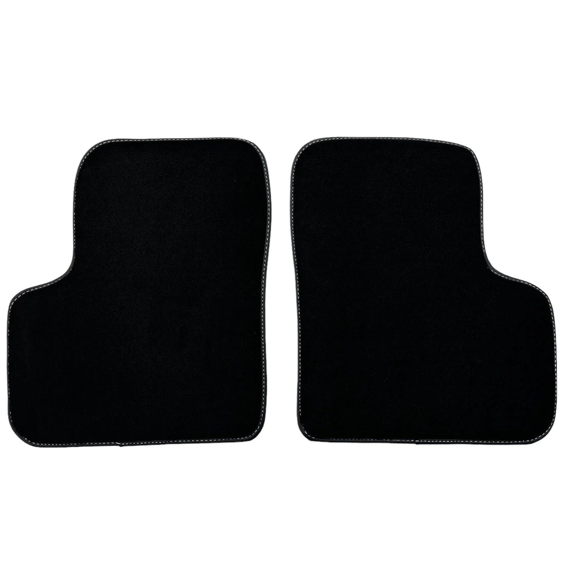 Black Floor Mats for Fiat 500 (2008-2013) | Black Trim - AutoWin