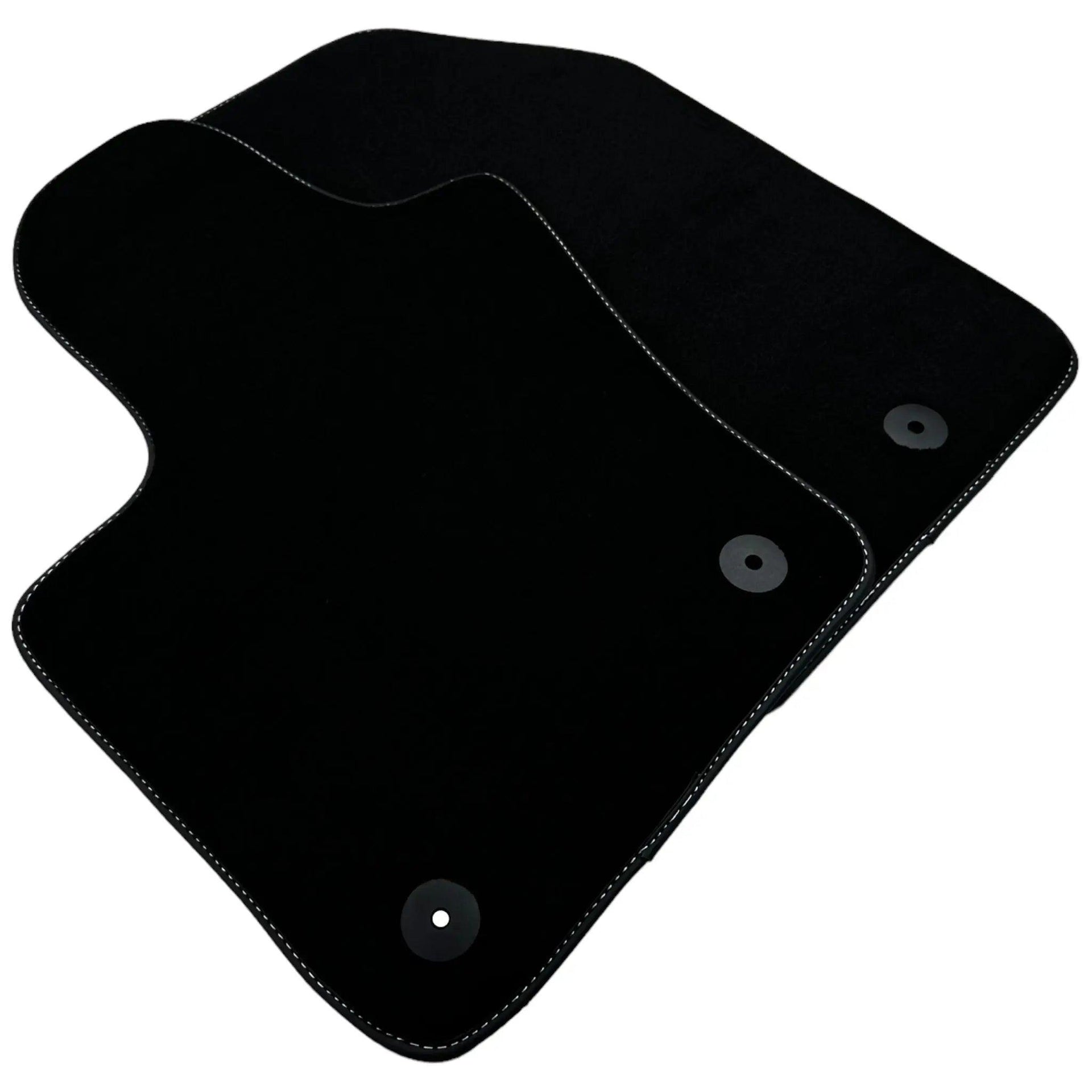 Black Floor Mats for Fiat 500 (2008-2013) | Black Trim - AutoWin