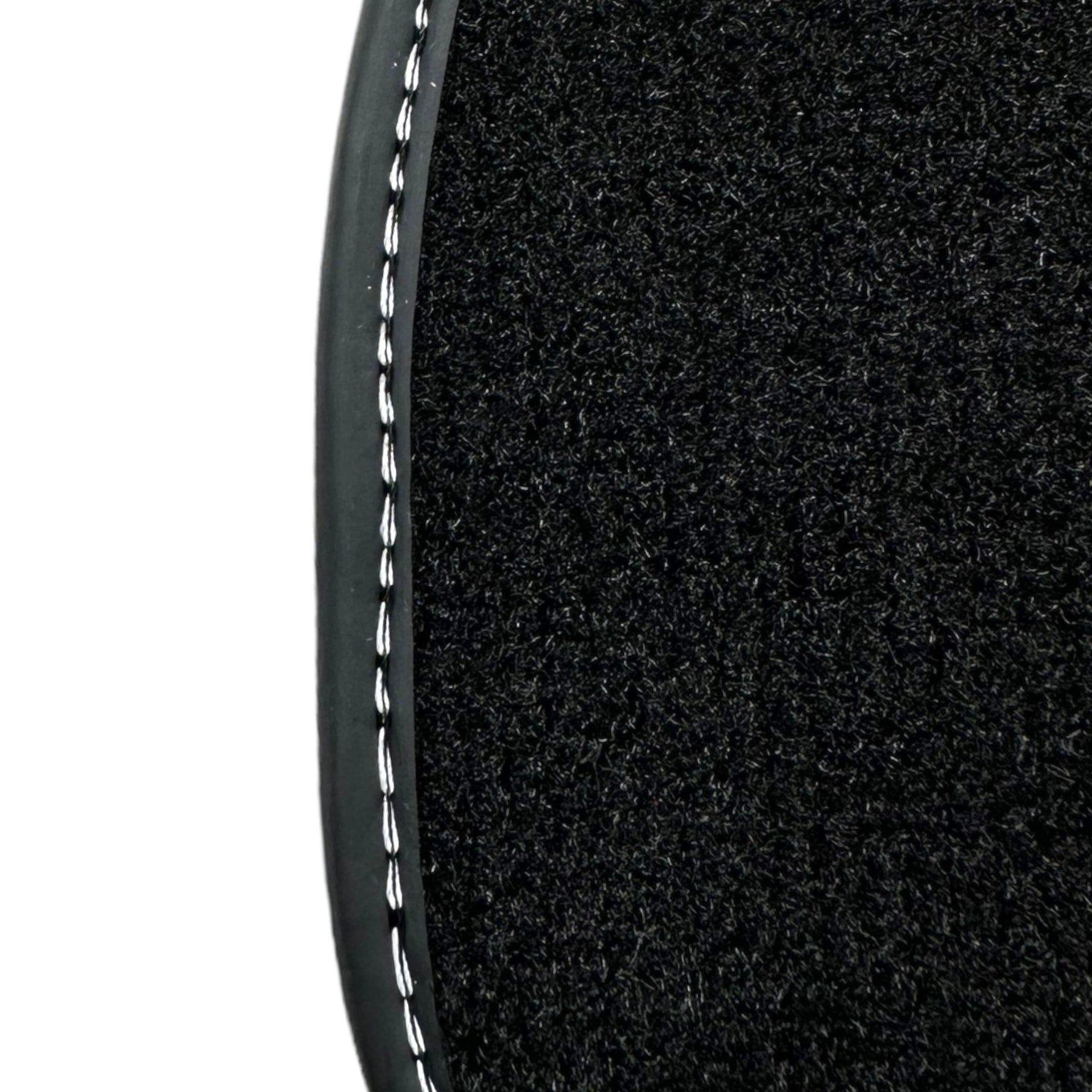 Black Floor Mats For Ford Mustang V FL (2011-2014) With Pony - AutoWin