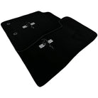 Black Floor Mats For Ford Mustang VI (2015-2023) With Pony - AutoWin
