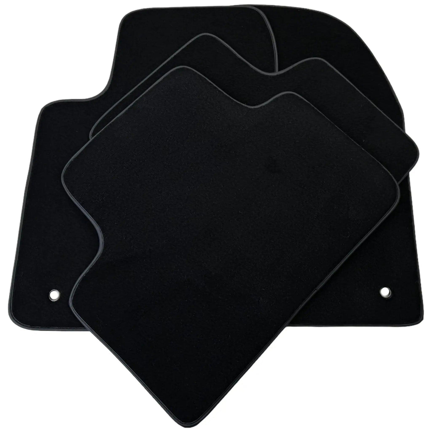 Black Floor Mats for Jeep Compass (2017-2024) - AutoWin