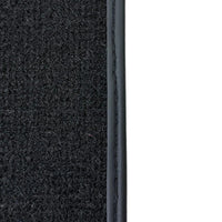 Black Floor Mats for Jeep Renegade (2014-2018) Distance Fixing Points Co-Driver 18 cm - AutoWin