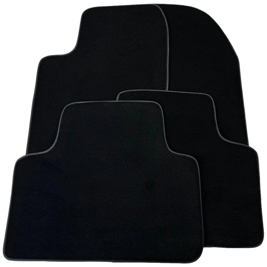 Black Floor Mats for Jeep Renegade (2014-2018) Distance Fixing Points Co-Driver 20 cm - AutoWin