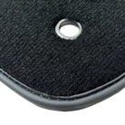 Black Floor Mats for Jeep Wrangler JK (2007-2018) 5 Doors Single Fixation - AutoWin