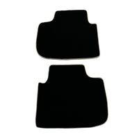 Black Floor Mats For Kia Sportage (1994-2002) ER56 Design | Beige Trim - AutoWin