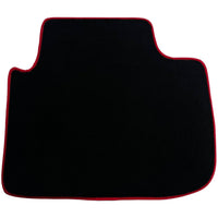 Black Floor Mats For Kia Sportage (1994-2002) ER56 Design | Red Trim - AutoWin