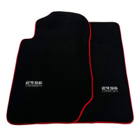 Black Floor Mats For Kia Sportage (1994-2002) ER56 Design | Red Trim - AutoWin
