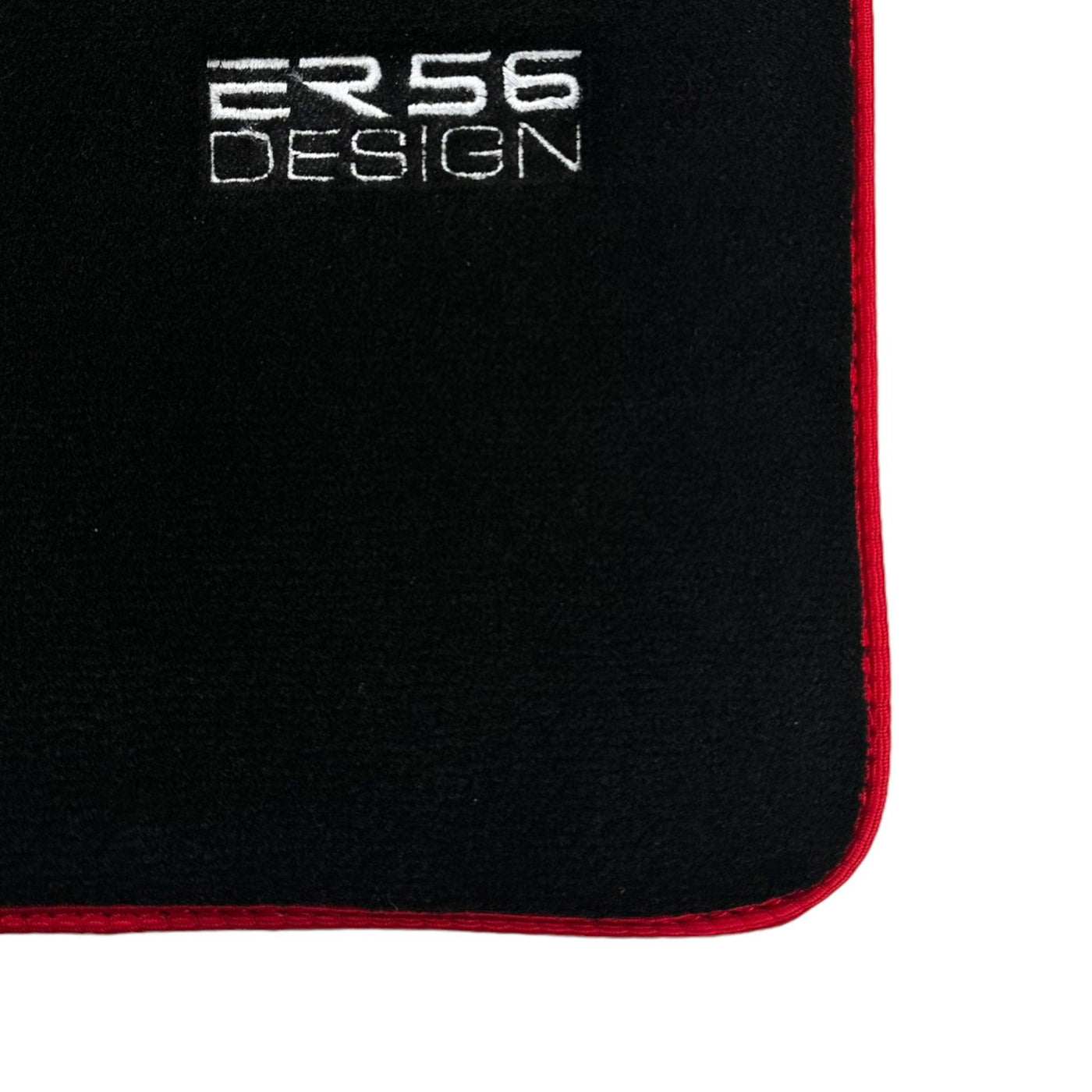Black Floor Mats For Kia Sportage (1994-2002) ER56 Design | Red Trim - AutoWin