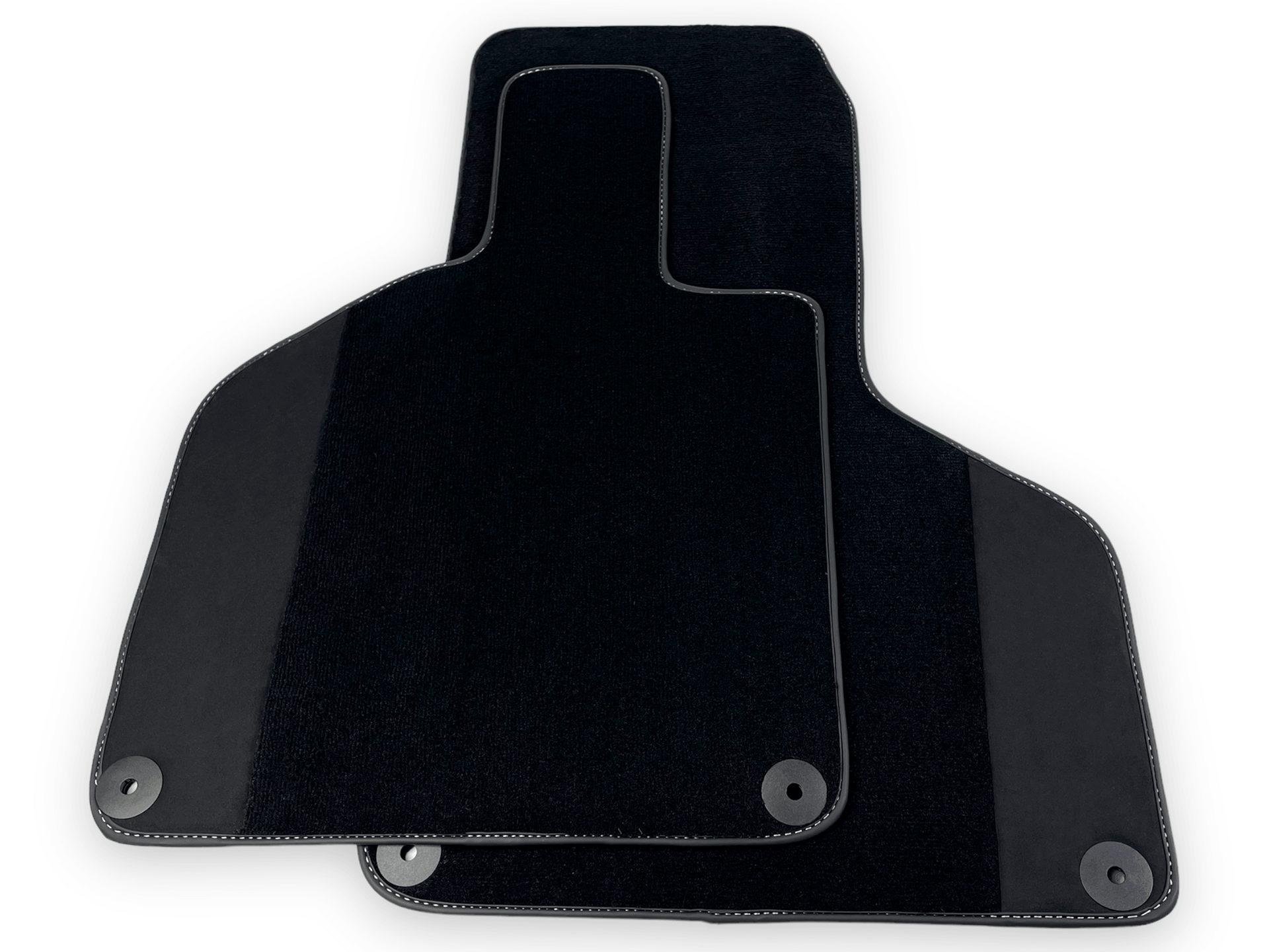 Black Carpet Floor Mats for Lamborghini Huracan with Alcantara Leather