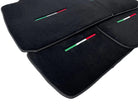 Black Floor Mats For Maserati Ghibli 2013-2022 Italy Edition - AutoWin