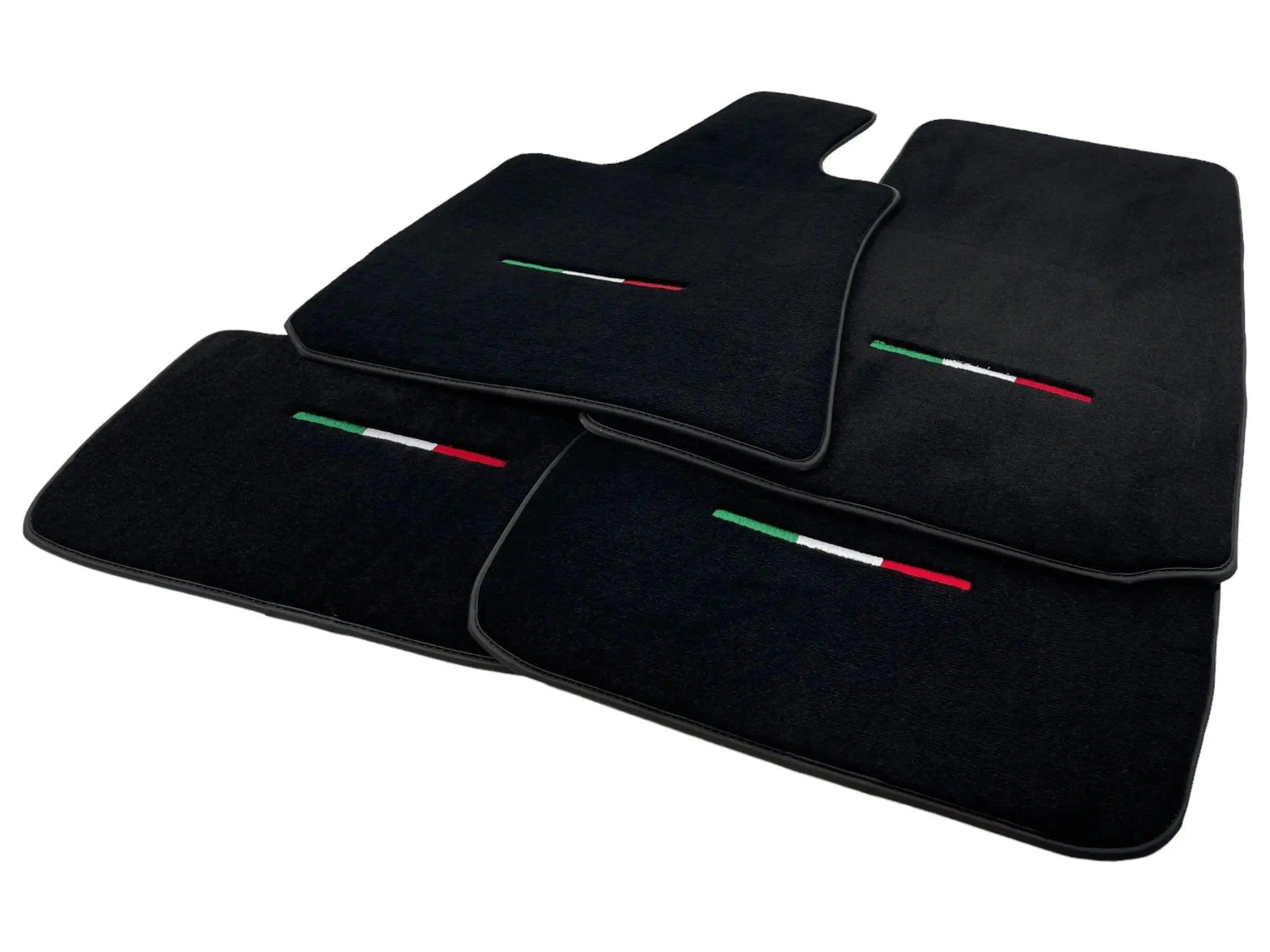 Black Floor Mats For Maserati Grecale (2023-2024) Italy Edition - AutoWin