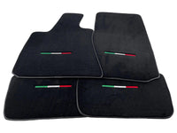 Black Floor Mats For Maserati Levante (2017-2023) Italy Edition - AutoWin