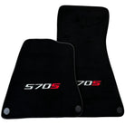 Black Floor Mats for McLaren 570S Tailored Carpets Set AutoWin - AutoWin