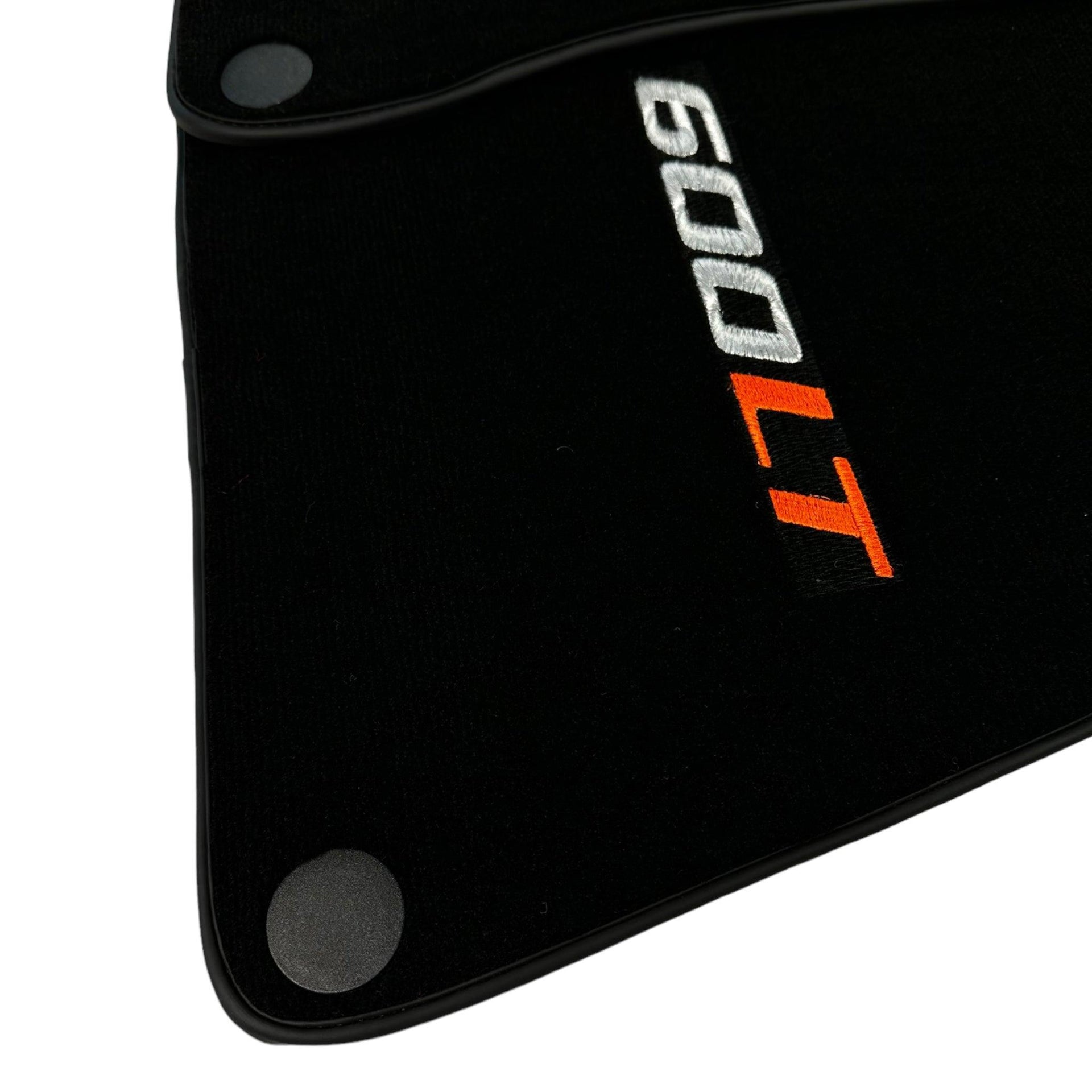 Black Floor Mats for McLaren 600 LT (2018-2020) - AutoWin