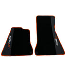 Black Floor Mats for McLaren 600 LT (2018-2020) With Alcantara Leather - AutoWin