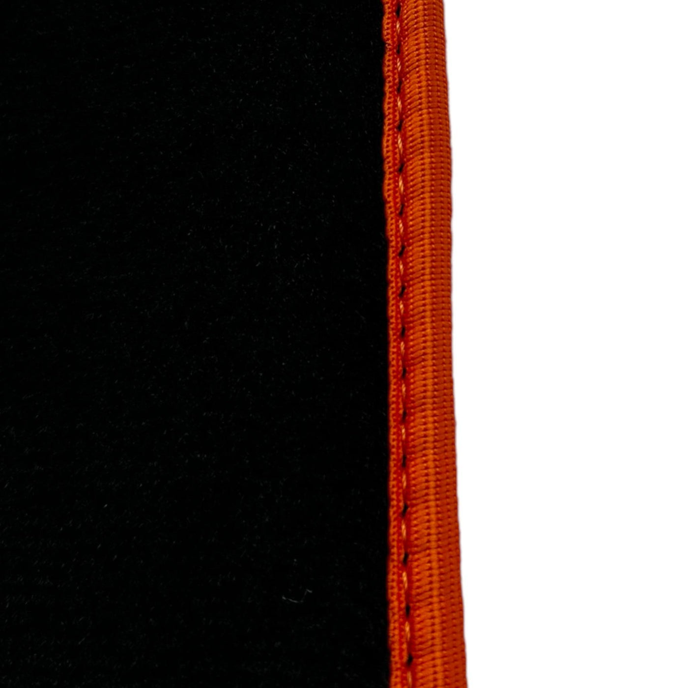Black Floor Mats for McLaren 600 LT (2018-2020) With Orange Trim - AutoWin