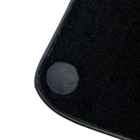 Black Floor Mats For McLaren 720S (2017-2021) With Red Leather - AutoWin