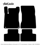 Black Floor Mats For Mercedes Benz A-Class W177 Hatchback Hybrid (2019-2023) | Limited Edition - AutoWin