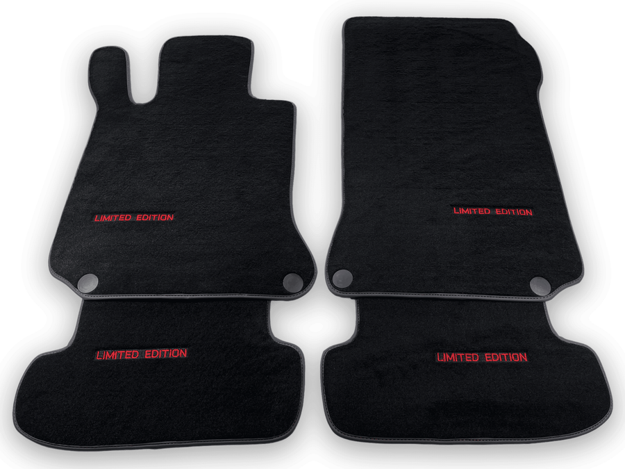 Black Floor Mats For Mercedes Benz B-Class W246 (2011-2019) | Limited Edition - AutoWin