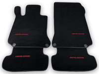 Black Floor Mats For Mercedes Benz C-Class CL203 Coupe (2000-2008) | Limited Edition - AutoWin