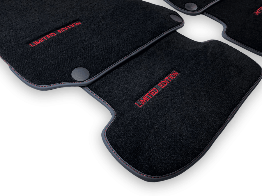 Black Floor Mats For Mercedes Benz C-Class S203 Estate 4Matic (2001-2007) | Limited Edition - AutoWin