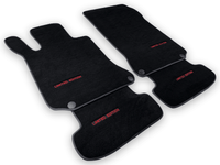 Black Floor Mats For Mercedes Benz C-Class S206 Wagon (2021-2023) Hybrid | Limited Edition - AutoWin
