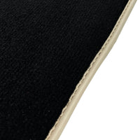 Black Floor Mats For Mercedes-Benz C Class W202 (1993-2000) ER56 Design - AutoWin