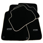 Black Floor Mats For Mercedes Benz C-Class W203 (2000-2007) ER56 Design - AutoWin