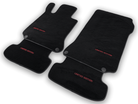 Black Floor Mats For Mercedes Benz C-Class W203 Sedan 4Matic (2000-2007) | Limited Edition - AutoWin