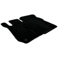 Black Floor Mats For Mercedes-Benz C-Class W204 (2007-2014) - AutoWin