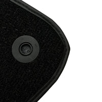 Black Floor Mats For Mercedes-Benz C Class W204 Coupe 2012-2015 ER56 Design - AutoWin