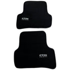 Black Floor Mats For Mercedes-Benz C Class W204 Coupe 2012-2015 ER56 Design - AutoWin