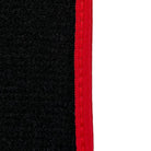 Black Floor Mats For Mercedes-Benz C Class W204 Coupe 2012-2015 ER56 Design with Red Trim - AutoWin