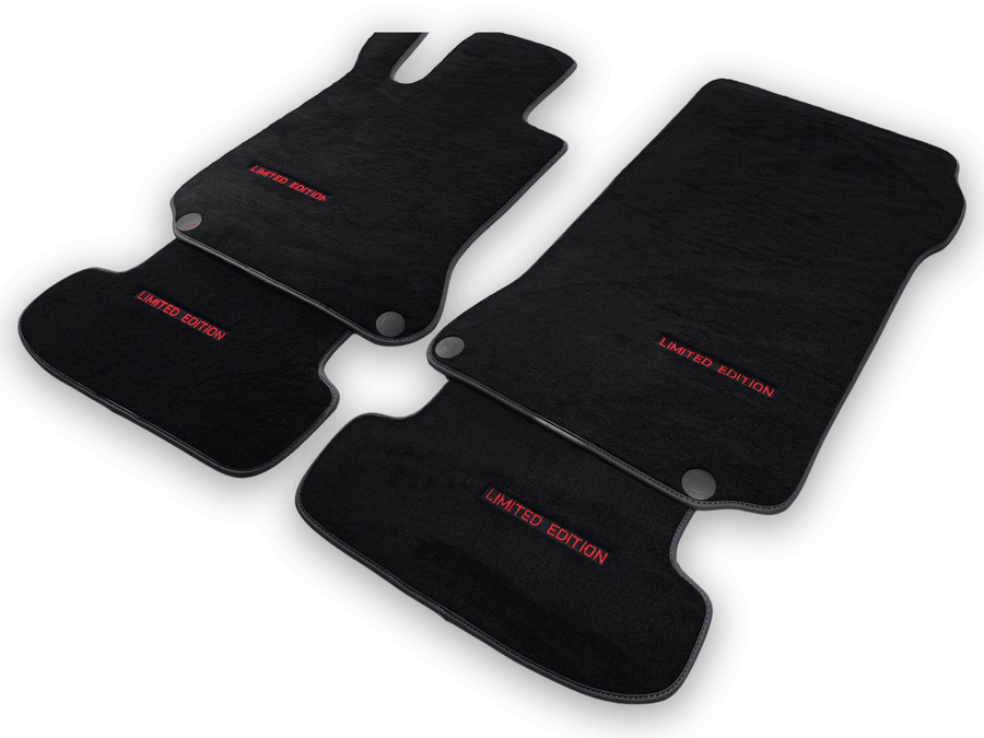 Black Floor Mats For Mercedes Benz CL-Class C215 Coupe (1999-2006) | Limited Edition - AutoWin