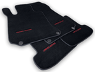 Black Floor Mats For Mercedes Benz CLK-Class C209 Coupe (2002-2009) | Limited Edition - AutoWin