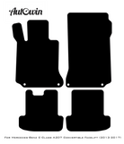Black Floor Mats For Mercedes Benz E-Class A207 Convertible Facelift (2013-2017) | Limited Edition - AutoWin