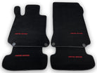 Black Floor Mats For Mercedes Benz E-Class A207 Convertible Facelift (2013-2017) | Limited Edition - AutoWin