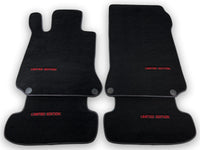 Black Floor Mats For Mercedes Benz E-Class C238 Coupe (2017-2023) | Limited Edition - AutoWin