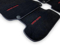 Black Floor Mats For Mercedes Benz E-Class S124 Estate (1985-1996) | Limited Edition - AutoWin