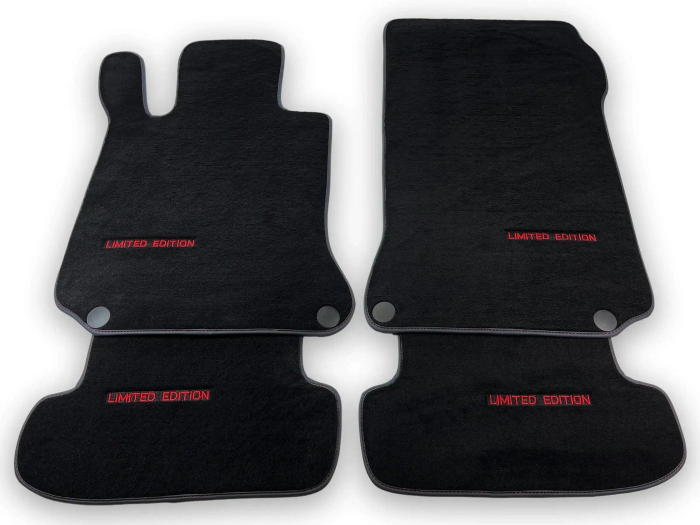 Black Floor Mats For Mercedes Benz E-Class S213 Estate (2020-2023) Hybrid | Limited Edition - AutoWin