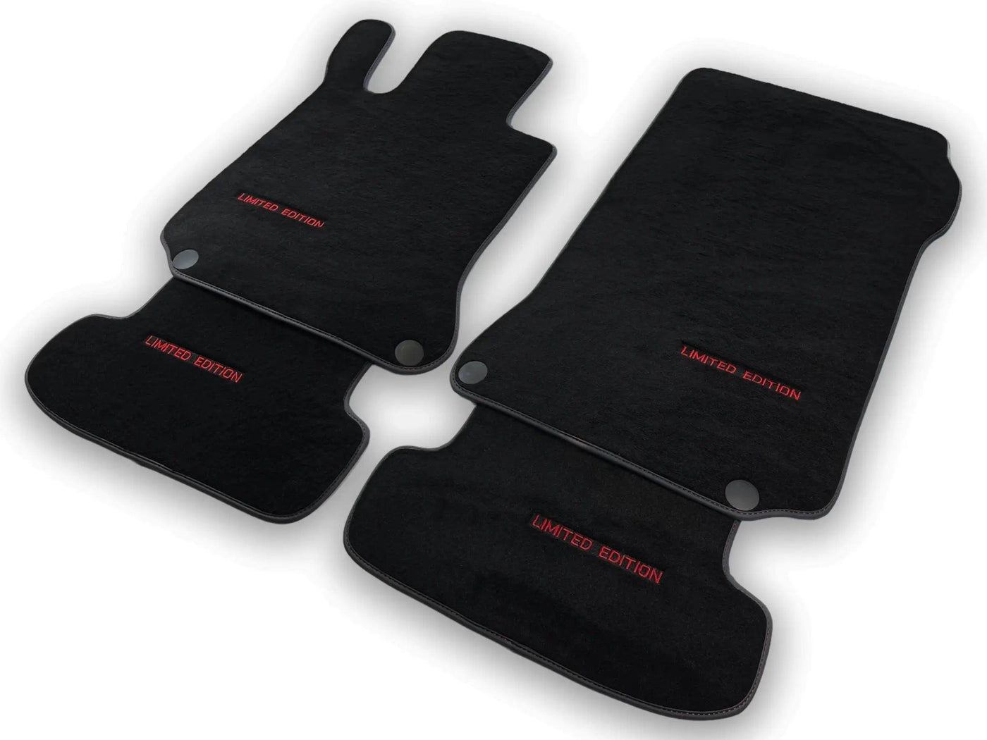 Black Floor Mats For Mercedes Benz E-Class W212 Sedan (2009-2013) | Limited Edition - AutoWin