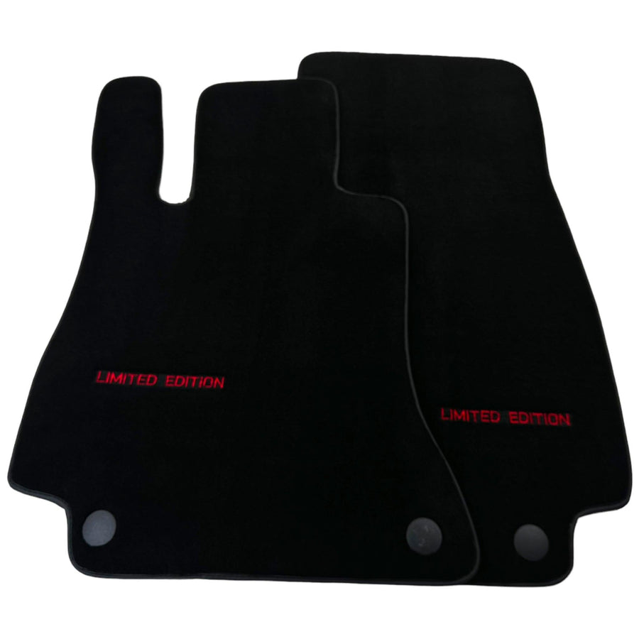 Black Floor Mats For Mercedes Benz E-Class W213 Sedan (2016-2020) | Limited Edition - AutoWin